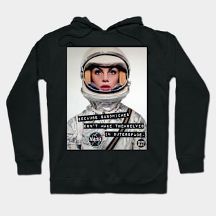 female astronaut Hoodie